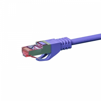 DSIT CAT 6 cable de red LSOH - S/FTP - 0,25 metros - violeta (DC-S68-002)