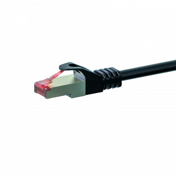 DSIT CAT 6 S/FTP LSOH cable de red, 1,5 m, negro