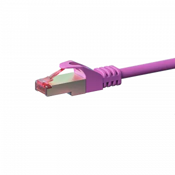DSIT Cat 6 S/FTP LSOH cable de red, RJ45, rosa, 1,5 m
