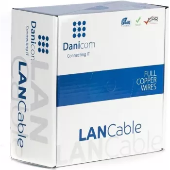 DSIT DANICOM CAT6 UTP 100m PVC Fca cable de red DC-UTP6-100-FCA