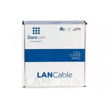 DSIT DANICOM CAT6 UTP 100m PVC Fca cable de red DC-UTP6-100-FCA