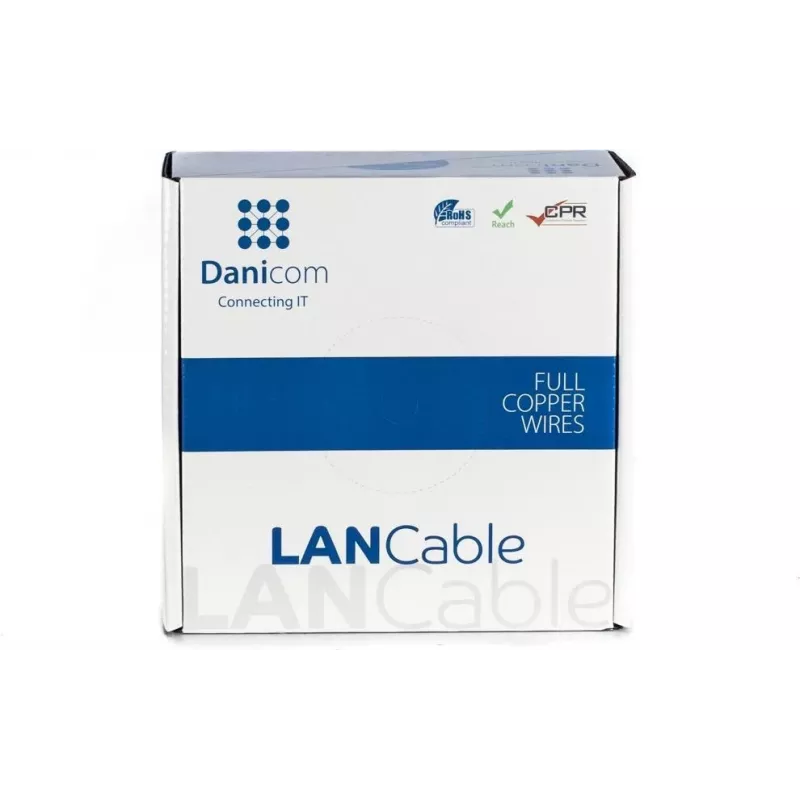 DSIT DANICOM CAT6 UTP 100m PVC Fca cable de red DC-UTP6-100-FCA