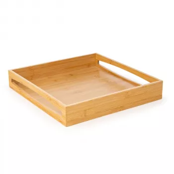 Leopold Vienna Franca bandeja de bambú 35x35 cm cuadrada natural LV618005