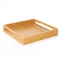 Leopold Vienna Franca bandeja de bambú 35x35 cm cuadrada natural LV618005