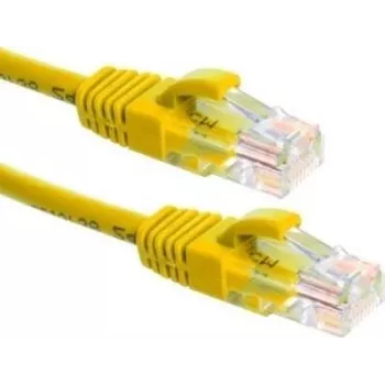 DSIT CAT6a cable de red 100% cobre - U/UTP - 7,5 m - amarillo (DC-U6A7-075)