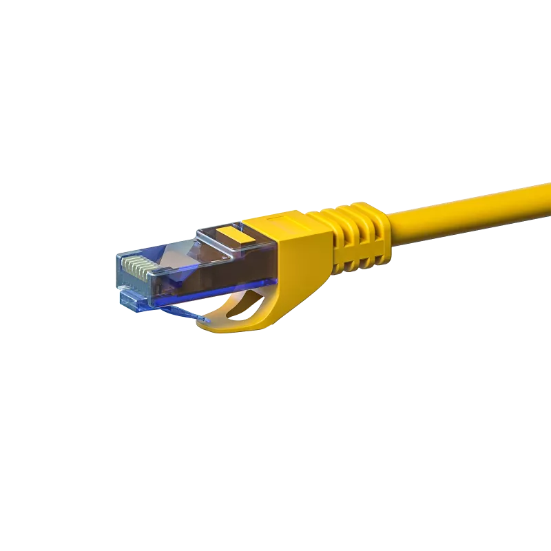 DSIT CAT6a cable de red 100% cobre - U/UTP - 7,5 m - amarillo (DC-U6A7-075)