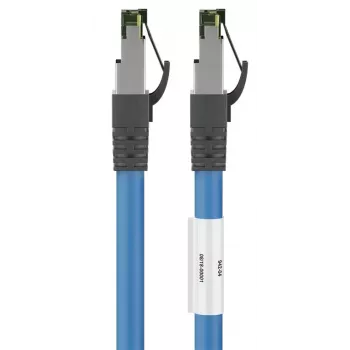 DSIT CAT 8 S/FTP PiMF RJ45 cable de red, 0,25 m, azul, 40 Gbps, 2000 MHz