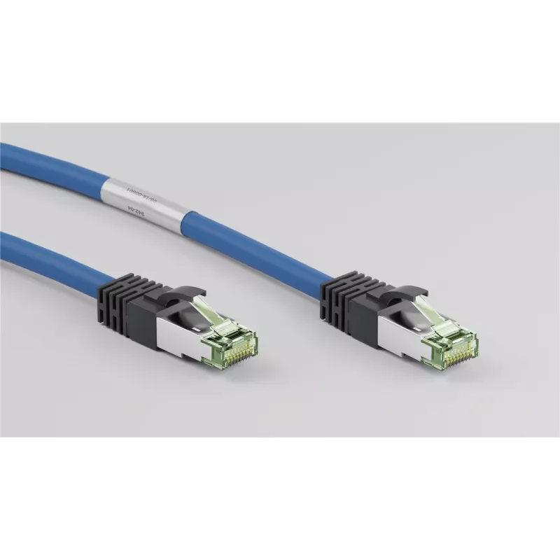 DSIT CAT 8 S/FTP PiMF RJ45 cable de red, 0,25 m, azul, 40 Gbps, 2000 MHz