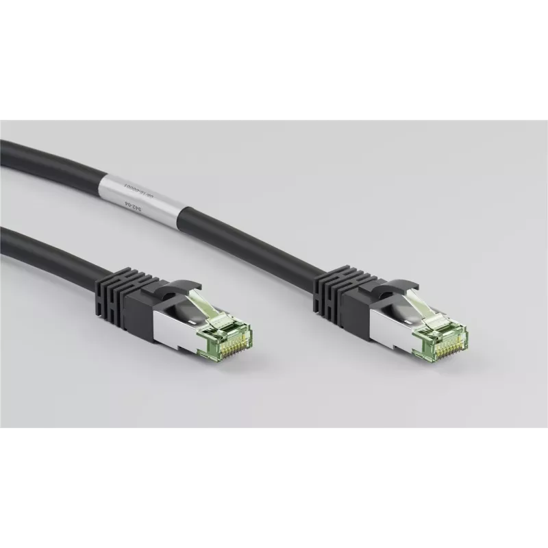 Cable de red DSIT RJ45 S/FTP PiMF CAT 8 negro 2m