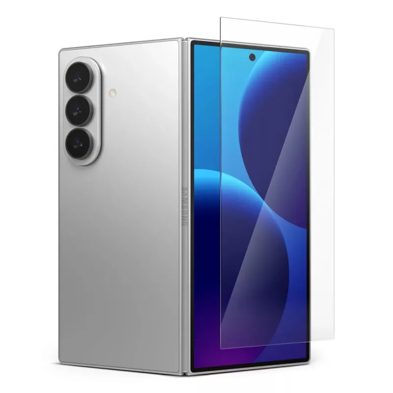 Protector de pantalla de cristal templado Ringke Cover Display Easy Slide pack de 2 para Samsung Galaxy Z Fold 8 Ultra Clear
