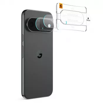 Protector de cámara Spigen Optik Pro Glas.tR EZ Fit pack de 2 para Google Pixel 11 Pro XL - transparente