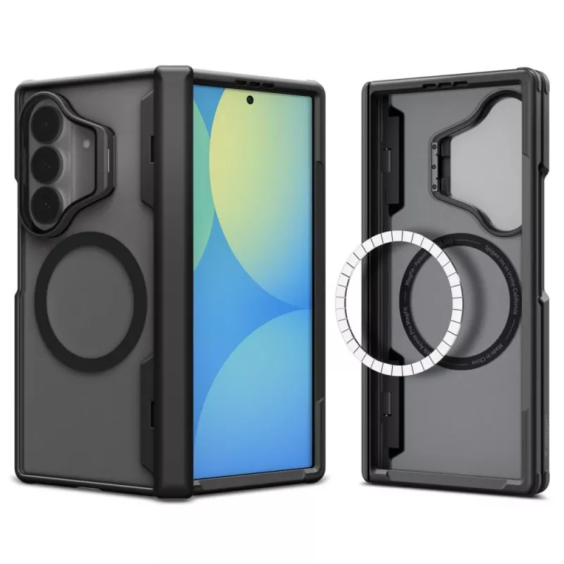 Funda Spigen Optik Armor Pro MagFit para Samsung Galaxy Z Fold 8 Ultra, compatible con MagSafe, negra (ACS11500)