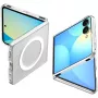 Funda MagSafe SPIGEN AirSkin Galaxy Z Flip 8 transparente/blanco