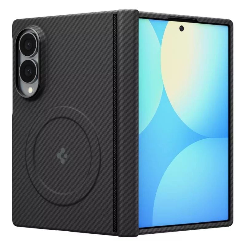 Funda MagSafe Spigen AirSkin Aramid para Samsung Galaxy Z Fold 8 - negra