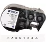 BRADY cartucho de etiquetas para BMP41/BMP51/BMP53/M511, tubo termorretráctil PermaSleeve de poliolefina, 38,1 mm x 2,44 m, blanco con impresión negra, relación de contracción 3:1, B-427