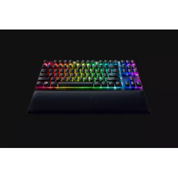 Razer Huntsman V2 Tenkeyless teclado gaming óptico con cable, switches Clicky Purple, distribución nórdica, RGB, negro (RZ03-03941300-R3N1)