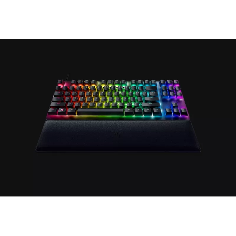 Razer Huntsman V2 Tenkeyless teclado gaming óptico con cable, switches Clicky Purple, distribución nórdica, RGB, negro (RZ03-03941300-R3N1)