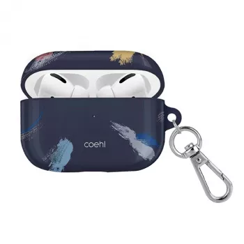 UNIQ Coehl Reverie funda para AirPods Pro - azul prusiano funda protectora floral
