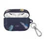 UNIQ Coehl Reverie funda para AirPods Pro - azul prusiano funda protectora floral