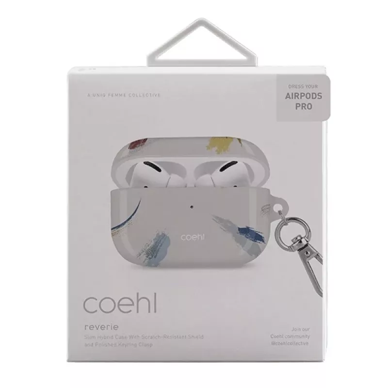 UNIQ Coehl Reverie funda para AirPods Pro Soft Ivory