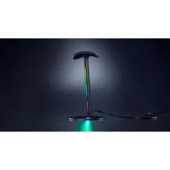 RAZER Base Station V3 Chroma soporte para auriculares con hub USB 3.1 de 2 puertos - negro