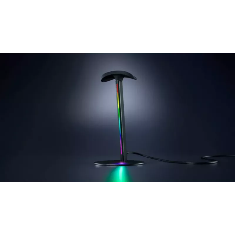 RAZER Base Station V3 Chroma soporte para auriculares con hub USB 3.1 de 2 puertos - negro