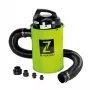 Zipper ZI-ASA305A Aspirador de polvo de madera de 1100W con bolsa de 100L, caudal de aire de 1800 m³/h, depresión de 1800 Pa, set reductor