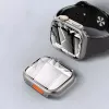 TECH-PROTECT DEFENSE360 Apple Watch 4/5/6/SE (44mm) Titanio/Naranja Carcasa robusta con correa integrada
