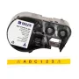 Etiqueta de vinilo autolaminada Brady M4C-375-595-YL-BK para impresoras BMP41/BMP51/BMP53/M511, Blanco/Transparente, 25,4 mm x 50,8 mm, rollo de 6,4 m