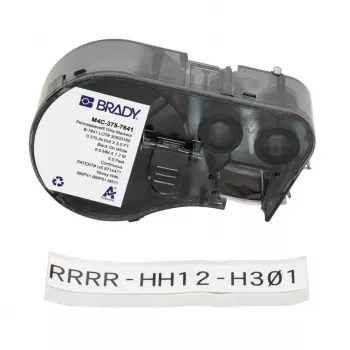 Etiquetas de poliéster de perfil bajo BRADY BMP41/BMP51/BMP53/M511, Blanco, 38,1 mm x 38,1 mm, 250 etiquetas/rollo