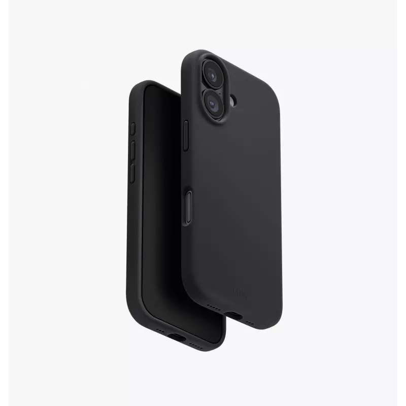 Funda de carga Magclick UNIQ Lino para iPhone 17 - Rosa