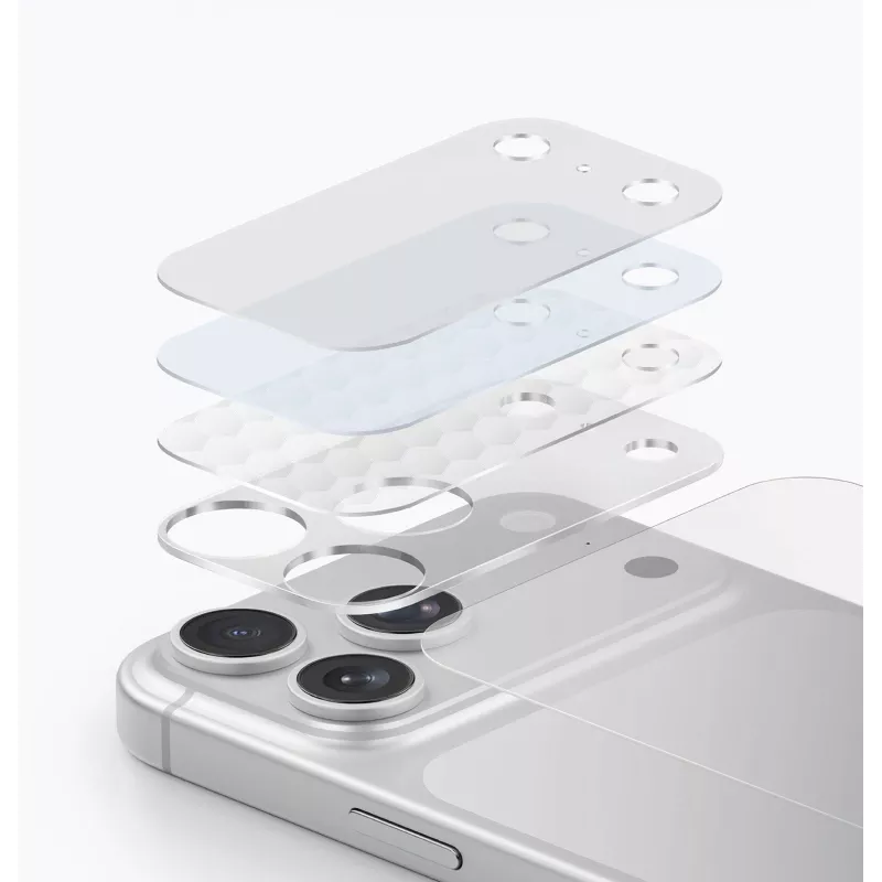 Protector de módulo de cámara UNIQ Optix Aeroshield+ para iPhone 17 Pro Max Transparente