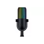 Micrófono de condensador USB RAZER Seiren V3 Chroma 32-bit DSP con iluminación RGB - Negro