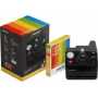 Polaroid Everything Box Now+ Gen 3 negro cámara instantánea set con 2x Color 600 película doble pack