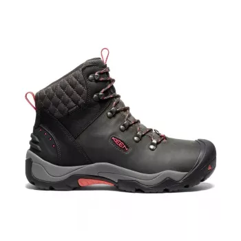 KEEN mujer Revel III botas de invierno impermeables, negro/rosa, 7.5