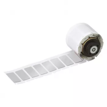 BRADY M710 etiquetas para impresora de etiquetas - poliéster blanco, 31,75 mm x 25,4 mm, adhesivo permanente, 2500 etiquetas/rollo