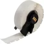 BRADY cuadrados de montaje multiusos reposicionables, pack de 16, blanco, 1x1 pulgadas, espuma de doble cara