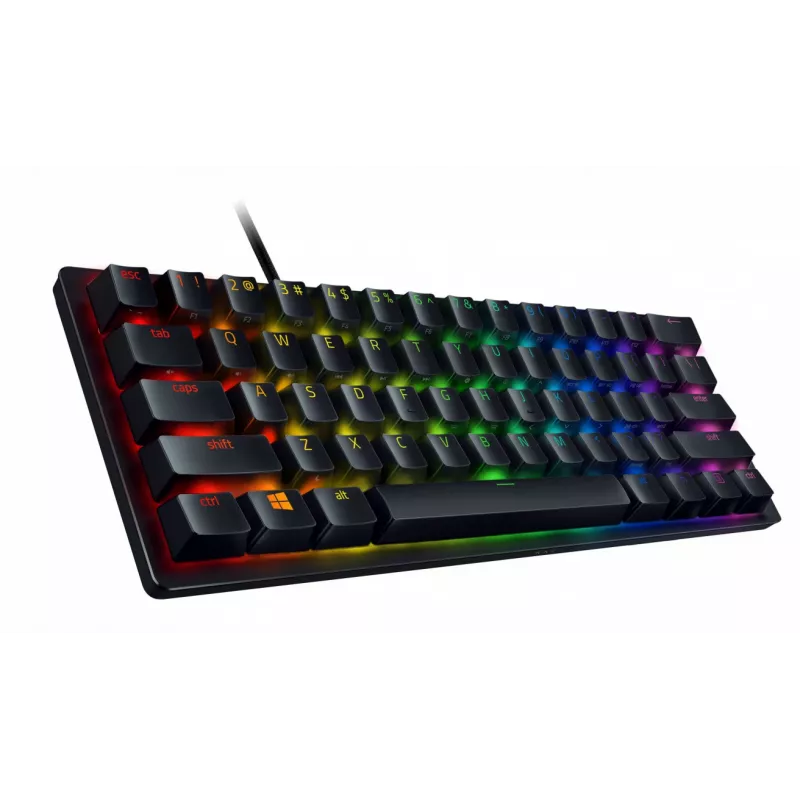 Razer Huntsman Mini 60% teclado gaming optomecánico con cable, distribución nórdica, RGB, negro (RZ03-03391300-R3N1)