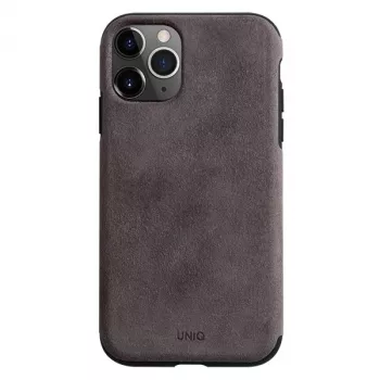 UNIQ Sueve funda para iPhone 11 Pro de silicona líquida, Taupe Warm Grey