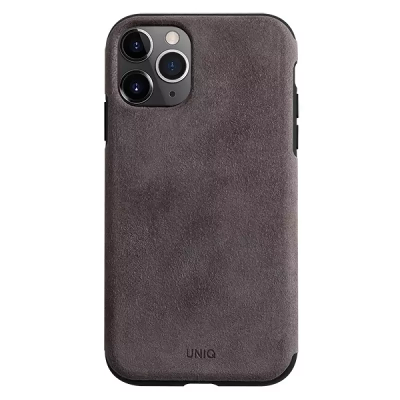 UNIQ Sueve funda para iPhone 11 Pro de silicona líquida, Taupe Warm Grey