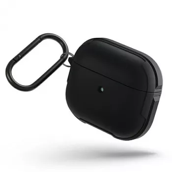 UNIQ Valencia funda antimicrobiana para Apple AirPods 3.ª generación - negro medianoche