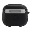 UNIQ Valencia funda antimicrobiana para Apple AirPods 3.ª generación - negro medianoche