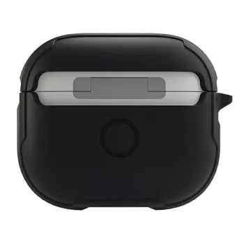 UNIQ Valencia funda antimicrobiana para Apple AirPods 3.ª generación - negro medianoche