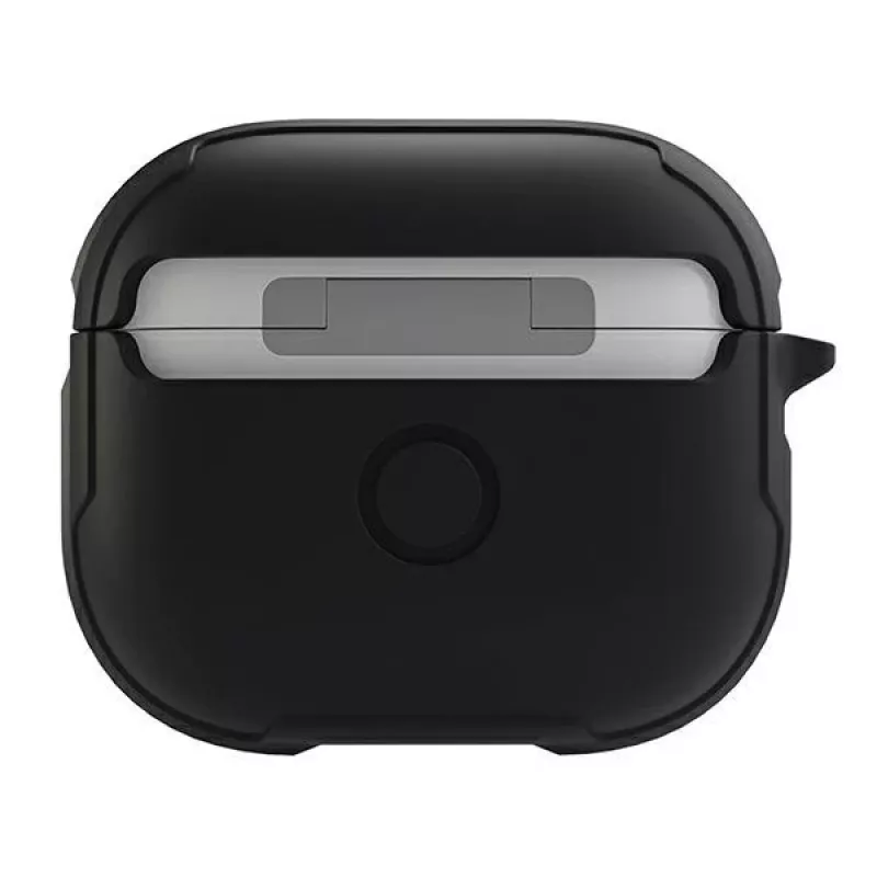 UNIQ Valencia funda antimicrobiana para Apple AirPods 3.ª generación - negro medianoche