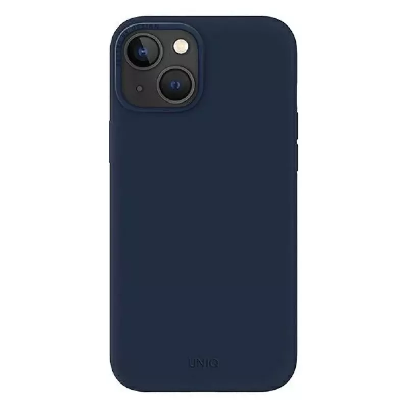 UNIQ Lino Marine Blue funda para iPhone 14 Plus / 15 Plus 6,7