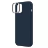 UNIQ Lino Marine Blue funda para iPhone 14 Plus / 15 Plus 6,7