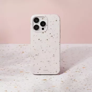 UNIQ Coehl Terrazzo funda para iPhone 14 Pro Max, arenisca