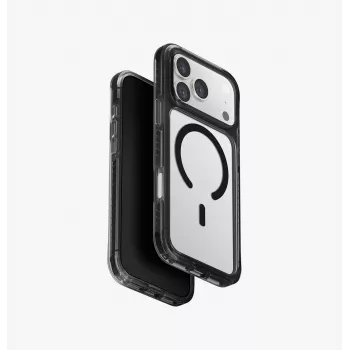 UNIQ Combat funda para iPhone 17 Pro Max con carga MagClick - negro