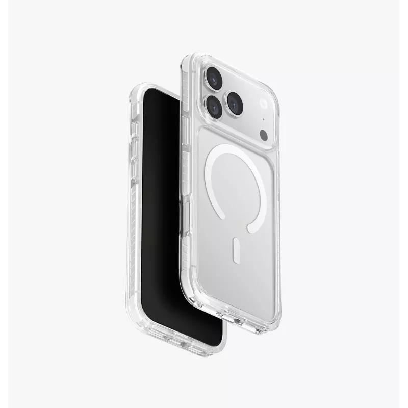 UNIQ Combat funda para iPhone 17 Pro Max con carga MagClick - negro
