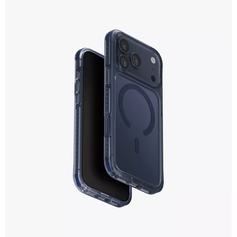 UNIQ Combat funda para iPhone 17 Pro Max con carga MagClick - negro